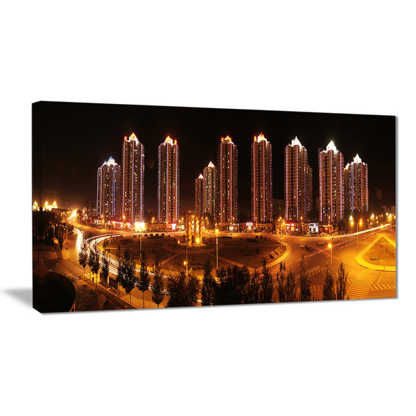 chinese cities cityscape photography canvas art print PT7227