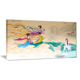 classical chinese painting abstract canvas art print PT7245