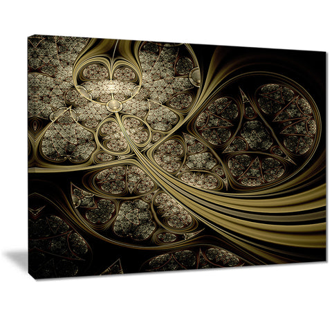 white metallic fabric pattern digital art canvas print PT7269