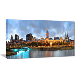 montreal panoramic view cityscape photo canvas print PT7341