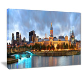 montreal panoramic view cityscape photo canvas print PT7341