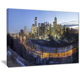 downtown calgary cityscape photo canvas print PT7364