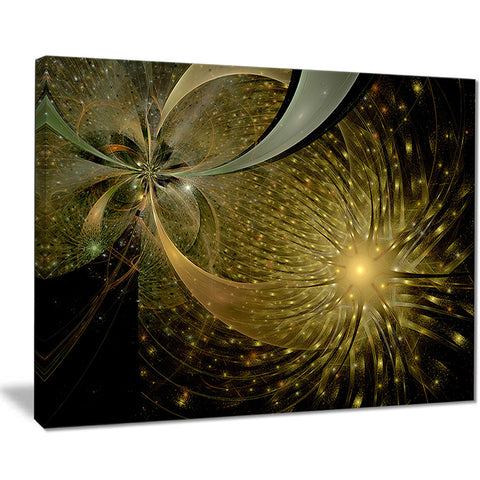 symmetrical firework pattern digital art canvas print PT7428