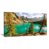 moraine lake in banff national park landscape canvas print PT7430