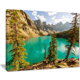 moraine lake in banff national park landscape canvas print PT7430