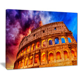 colosseum rome italy monumental photo canvas print PT7550