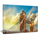 tower bridge london at sunset cityscape photo canvas print PT7551