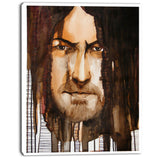 illustrated handsome guy portrait digital art canvas print PT7595