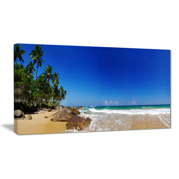 tropical paradise landscape photo canvas print PT7658