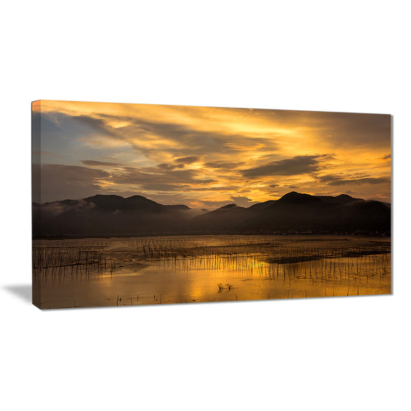 sunrise in xiapu county landscape photo canvas print PT7677