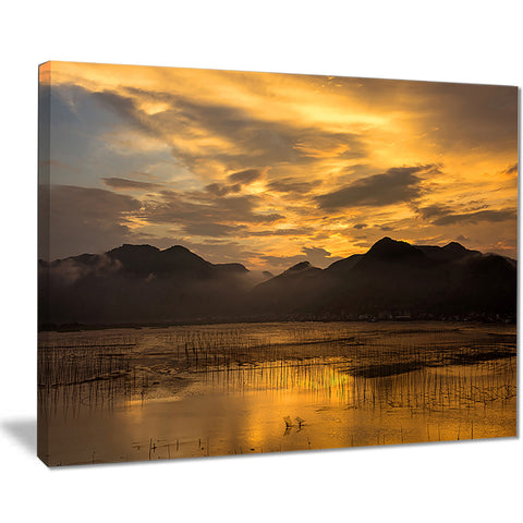 sunrise in xiapu county landscape photo canvas print PT7677