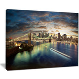 new york under cloudy skies cityscape photo canvas print PT7684