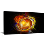 supernova explosion in black digital art canvas print PT7705