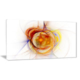 supernova explosion in white digital art canvas print PT7711