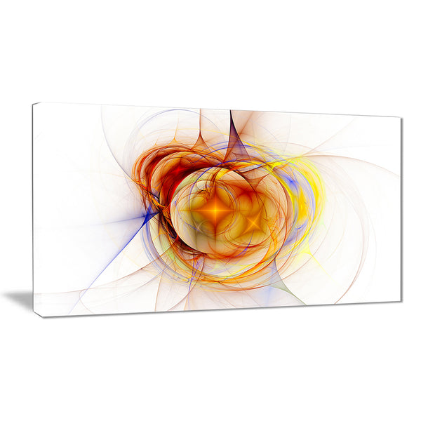 supernova explosion in white digital art canvas print PT7711