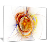 supernova explosion in white digital art canvas print PT7711