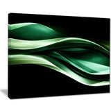 glittering green pattern abstract digital art canvas print PT7713