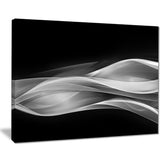 glittering silver pattern abstract digital art canvas print PT7714