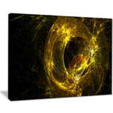 far spherical galaxy golden abstract digital art canvas print PT7728