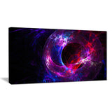 far spherical galaxy purple abstract digital art canvas print PT7732