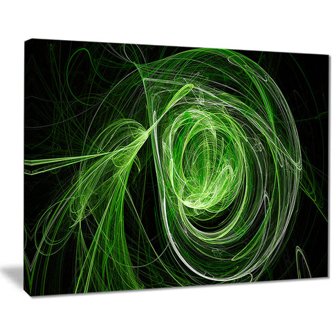 green ball of yarn abstract digital art canvas print PT7733