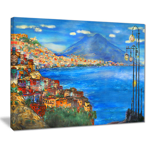 saturday night sea landscape painting canvas print PT7782