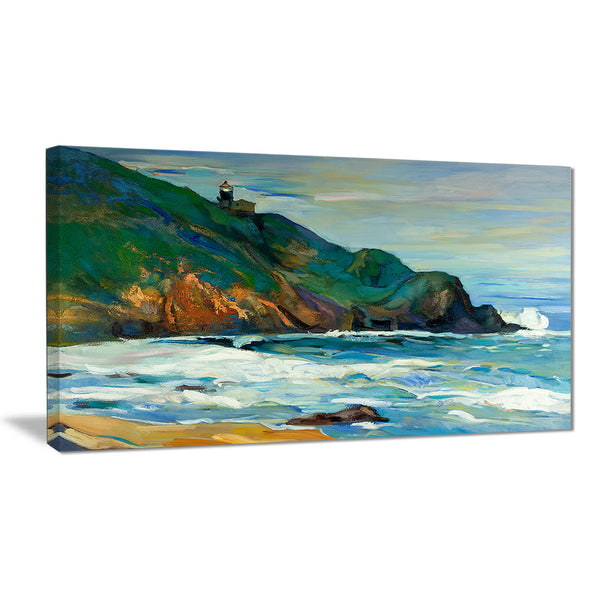 lighthouse landscape painting canvas art print PT7829