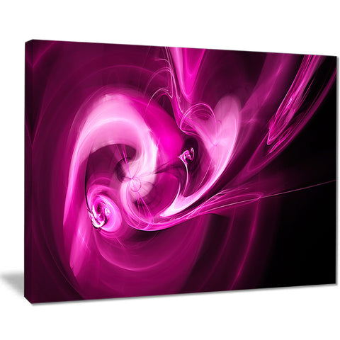 colored smoke spiral purple abstract digital art canvas print PT7923