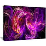 colored smoke blue purple abstract digital art canvas print PT7924