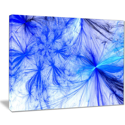 christmas fireworks blue digital art canvas print PT7932