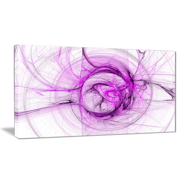 wisps of smoke purple abstract digital art canvas print PT7969