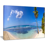 paradise beach panorama landscape photo canvas print PT7992