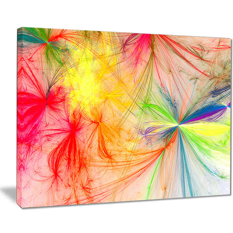 christmas fireworks colorful digital art canvas print PT8004