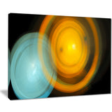 orange fractal desktop wallpaper abstract digital art canvas print PT8011