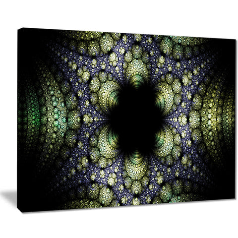 into the center of fraction abstract digital art canvas print PT8029