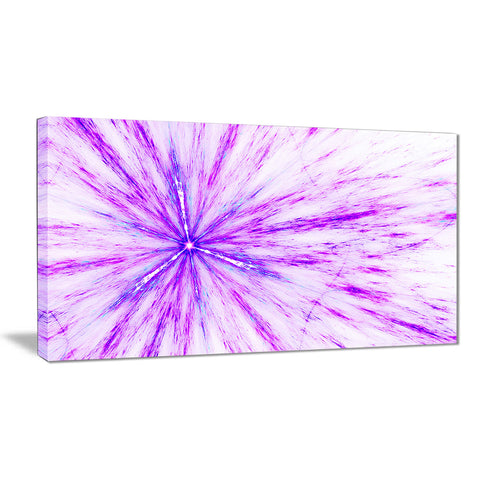 purple flash of supernova abstract digital art canvas print PT8030