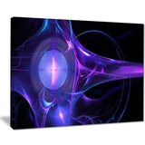 purple bright candle abstract digital art canvas print PT8036