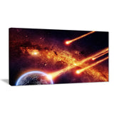fire from planets modern spacescape canvas print PT8076