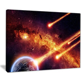 fire from planets modern spacescape canvas print PT8076