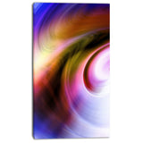 curved texture of colors abstract digital canvas print PT8145