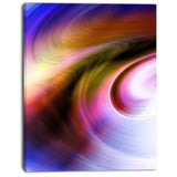 curved texture of colors abstract digital canvas print PT8145
