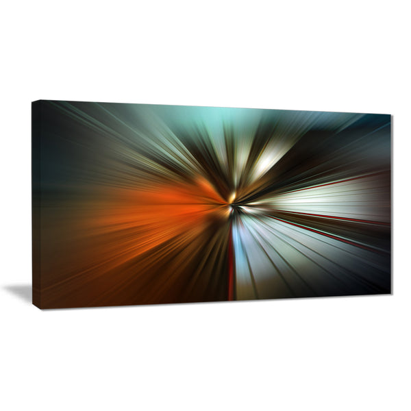 brown focus color abstract digital art canvas print PT8149