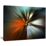 brown focus color abstract digital art canvas print PT8149