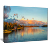 autumn sunset panorama landscape photo canvas print PT8166