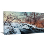 ukraine winter forest landscape photo canvas print PT8170