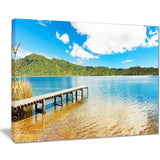 lake in new zealand panorama landscape photo canvas print PT8284