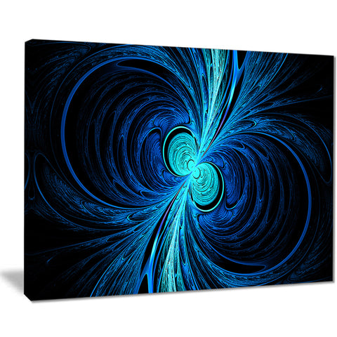 blue fractal wallpaper abstract digital art canvas print PT8331