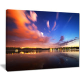 delighted reflection in river landscape photo canvas print PT8449