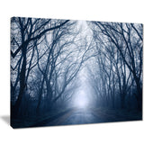 path in dark autumn forest landscape photo canvas print PT8467