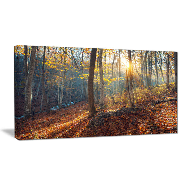 crimean mountains at sunset landscape photo canvas print PT8473